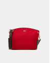 Bolso bandolera nylon rojo
