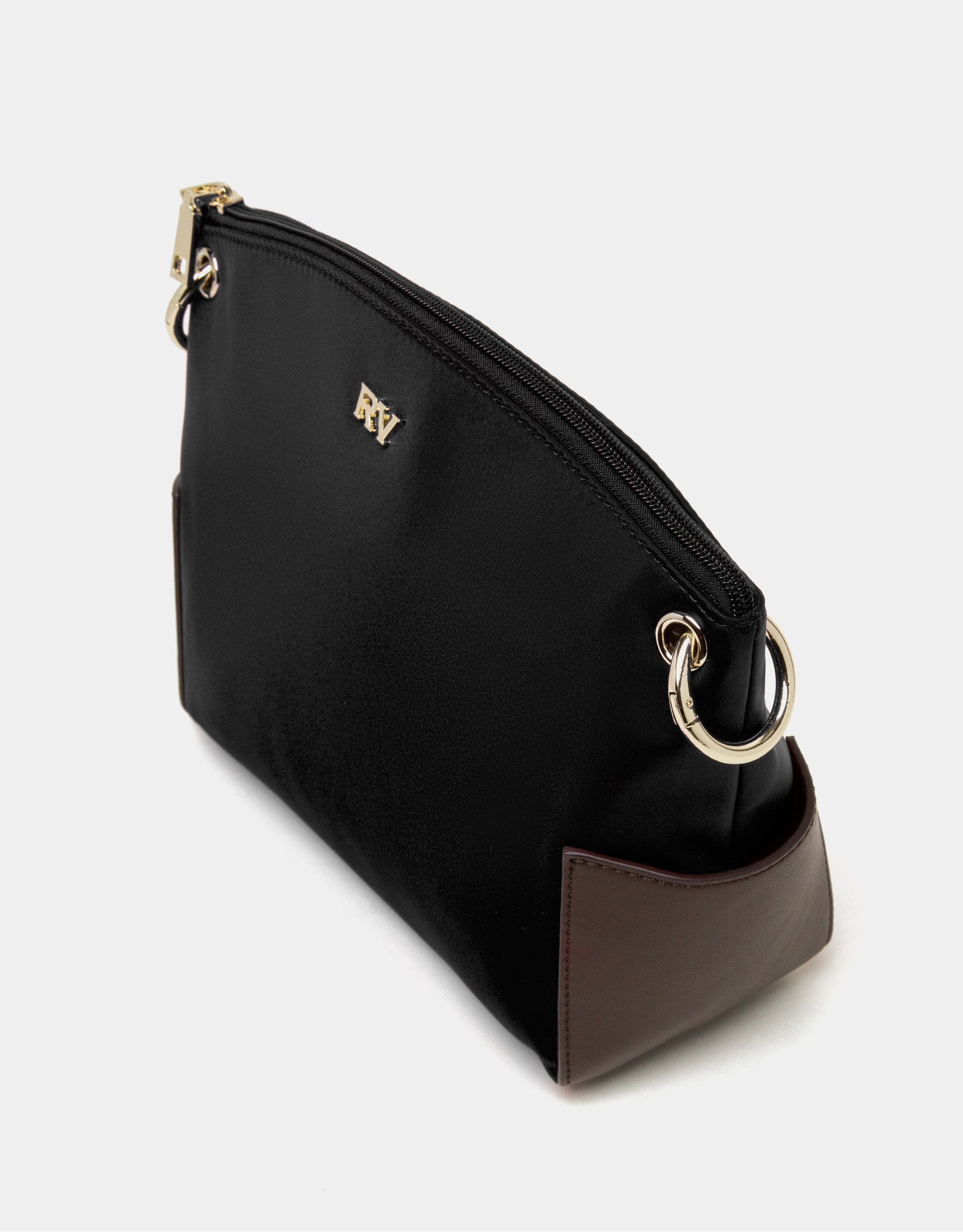 Bolso bandolera nylon negro