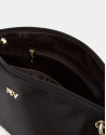 Bolso bandolera nylon negro