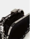 Bolso clutch Bird negro