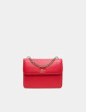 Mini red Pompidou shoulder bag