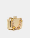 Bolso clutch Bird oro chiaro