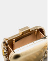 Bolso clutch Bird oro chiaro