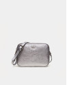 Silver leather Taylor shoulder bag