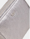 Silver leather Taylor shoulder bag