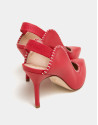 Mule Salina piel roja