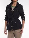 Long black trench