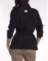Long black trench