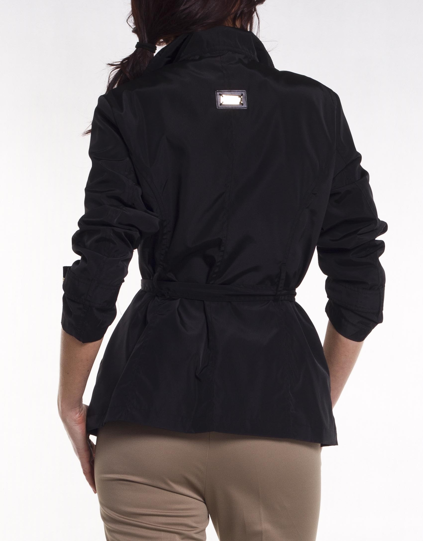 Long black trench