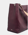Bolso shopper Montparnasse piel berenjena