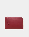 Clutch Lisa saffiano rojo 