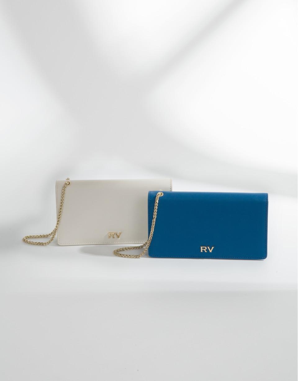 Bolso de mano Sunset piel azul