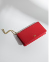 Red leather Sunset handbag
