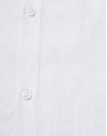 Pearl gray checkered cotton dress shirt