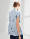 Blusa japonesa azul