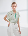 Blusa japonesa verde