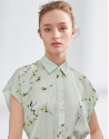 Blusa japonesa verde