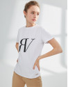 White top with RV logo 