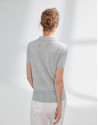 Gray knit top