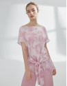 Pink oversized blouse