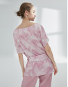 Pink oversized blouse