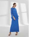 Long blue dress