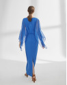 Long blue dress