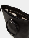 Bolso de hombro Marina napa negro