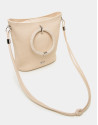 Bolso de hombro Marina napa beige
