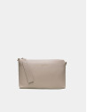 Bolso Clutch Lisa nano crema