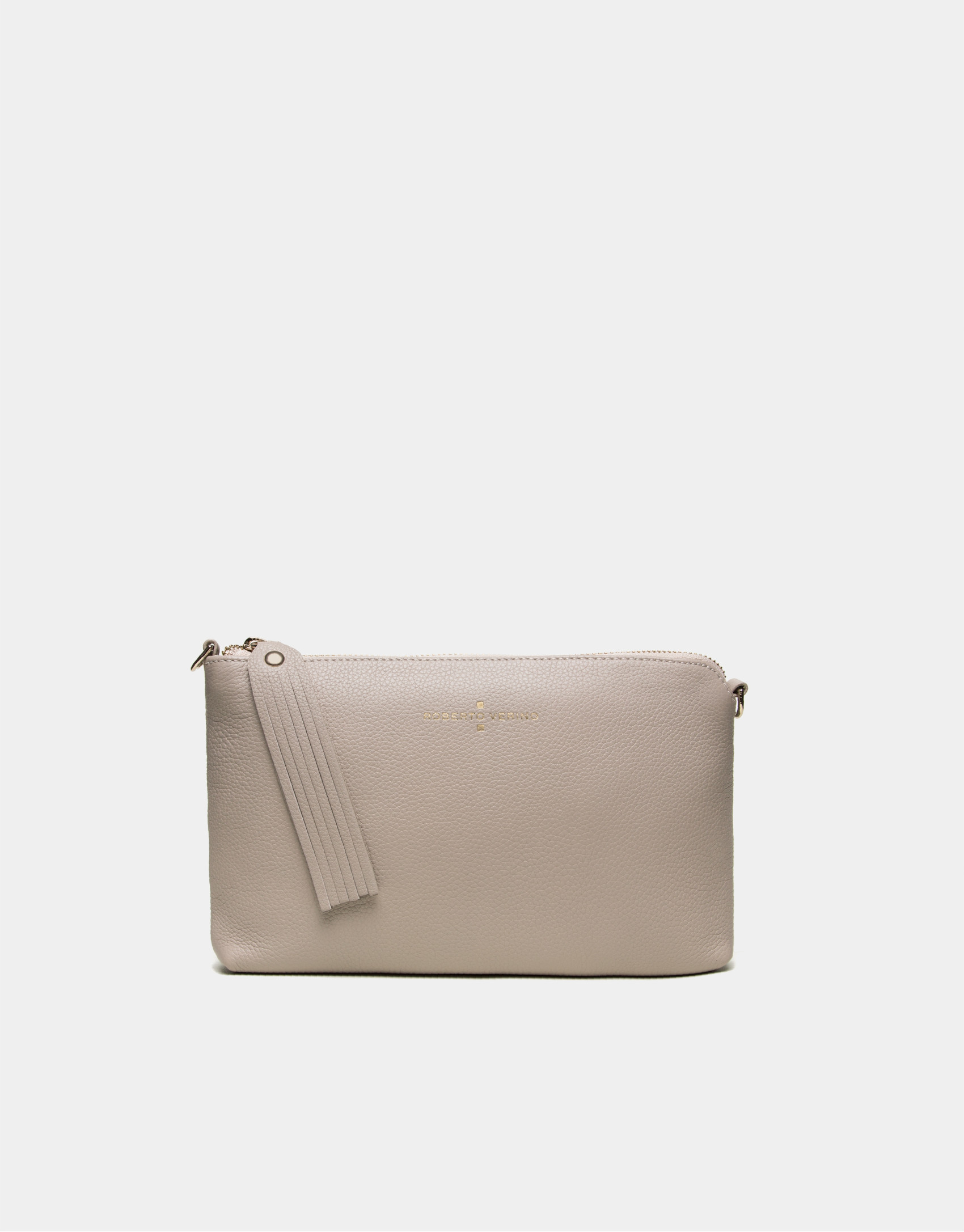 Ivory leather Lisa nano Clutch 