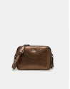 Bolso Taylor piel laminado cobre