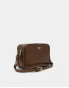 Copper laminated leather Taylor bag