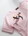 Pink top with fish design
