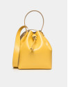Bolso Bouquet piel amarillo