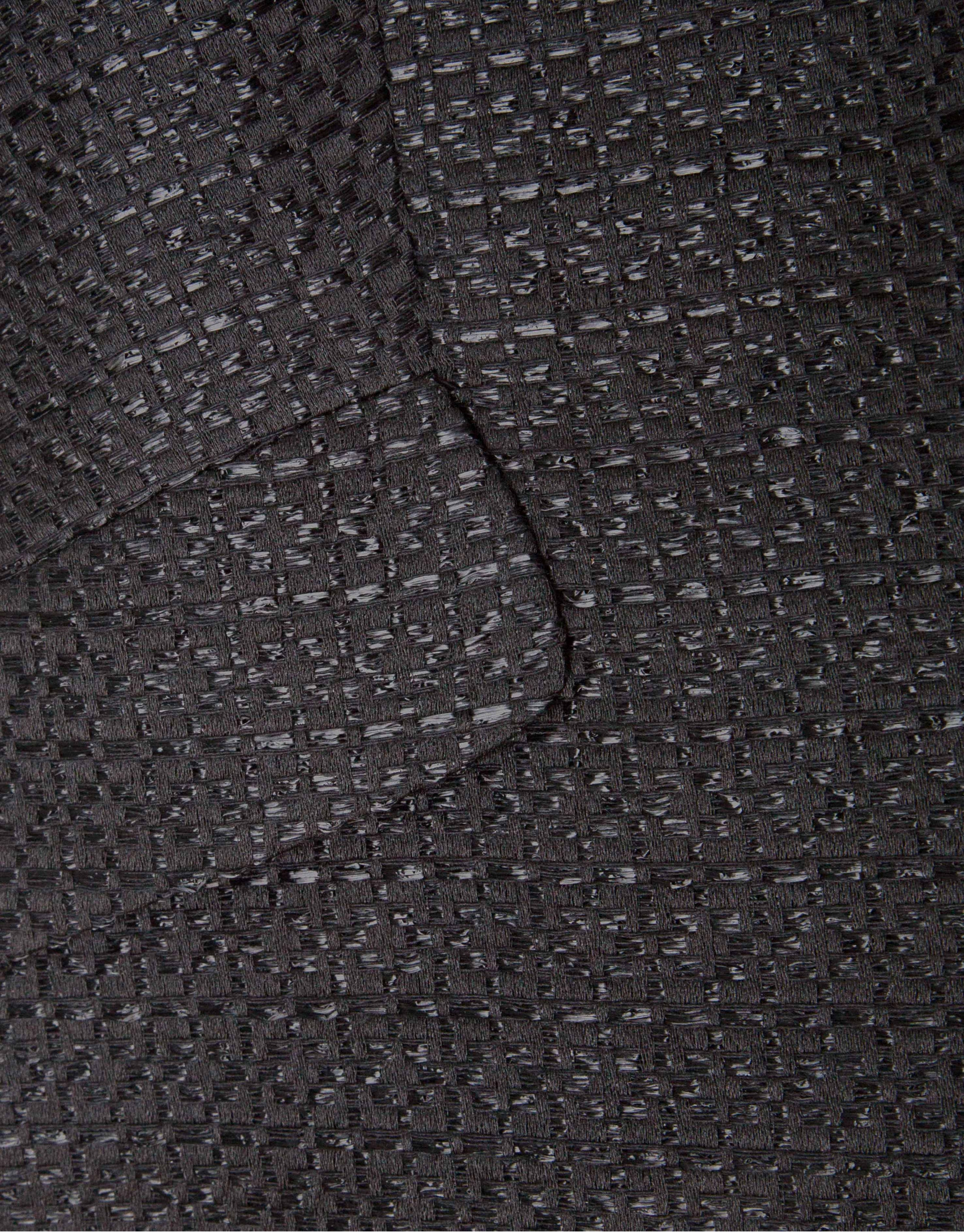 Short black jacquard jacket