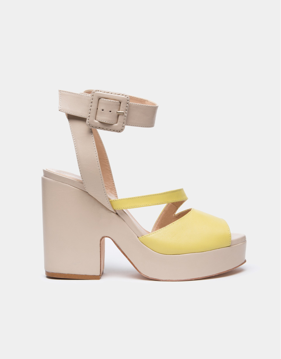 Sandalia Vague piel crudo