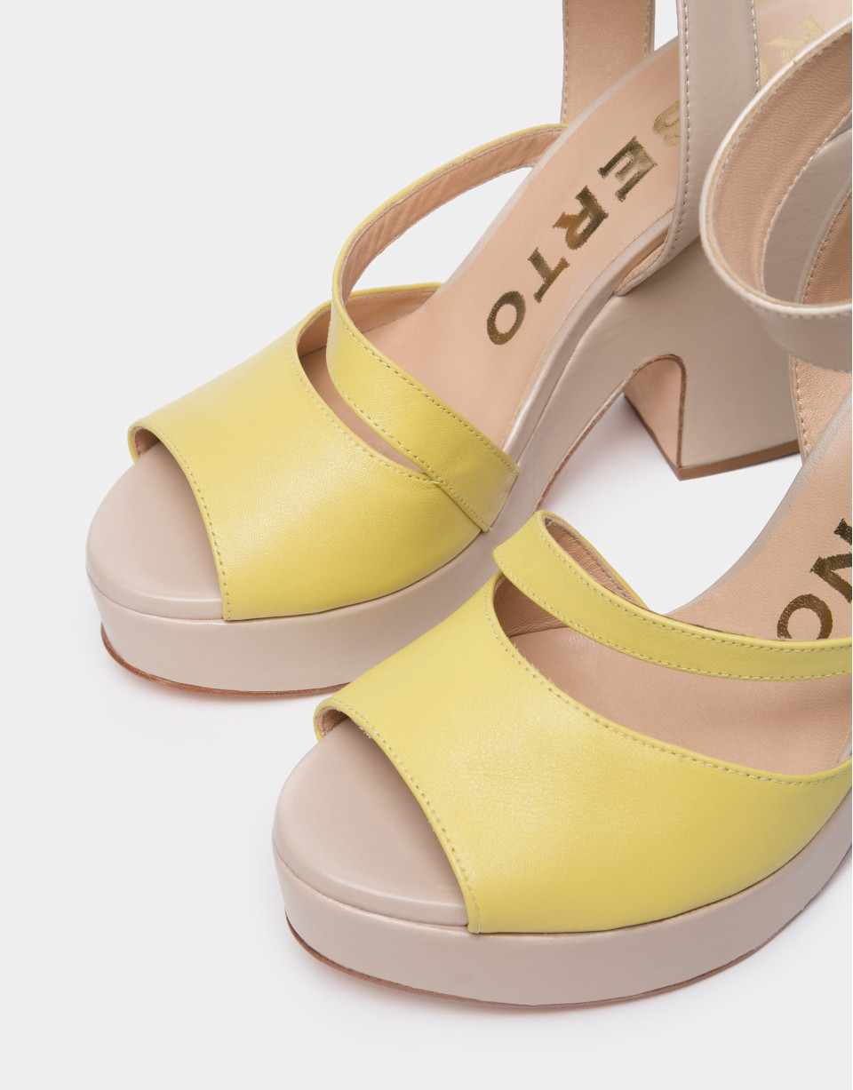 Sandalia Vague piel crudo