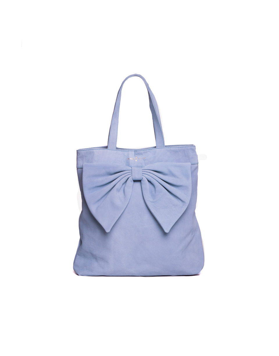 DAISY AZUL DENIM:  Nobuck tote bag