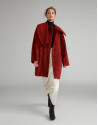 Terra cotta cloth coat