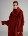 Terra cotta cloth coat