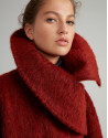 Terra cotta cloth coat