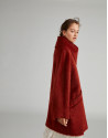 Terra cotta cloth coat