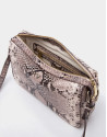 Embossed snakeskin Trèsse shoulder bag