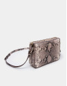 Embossed snakeskin Trèsse shoulder bag