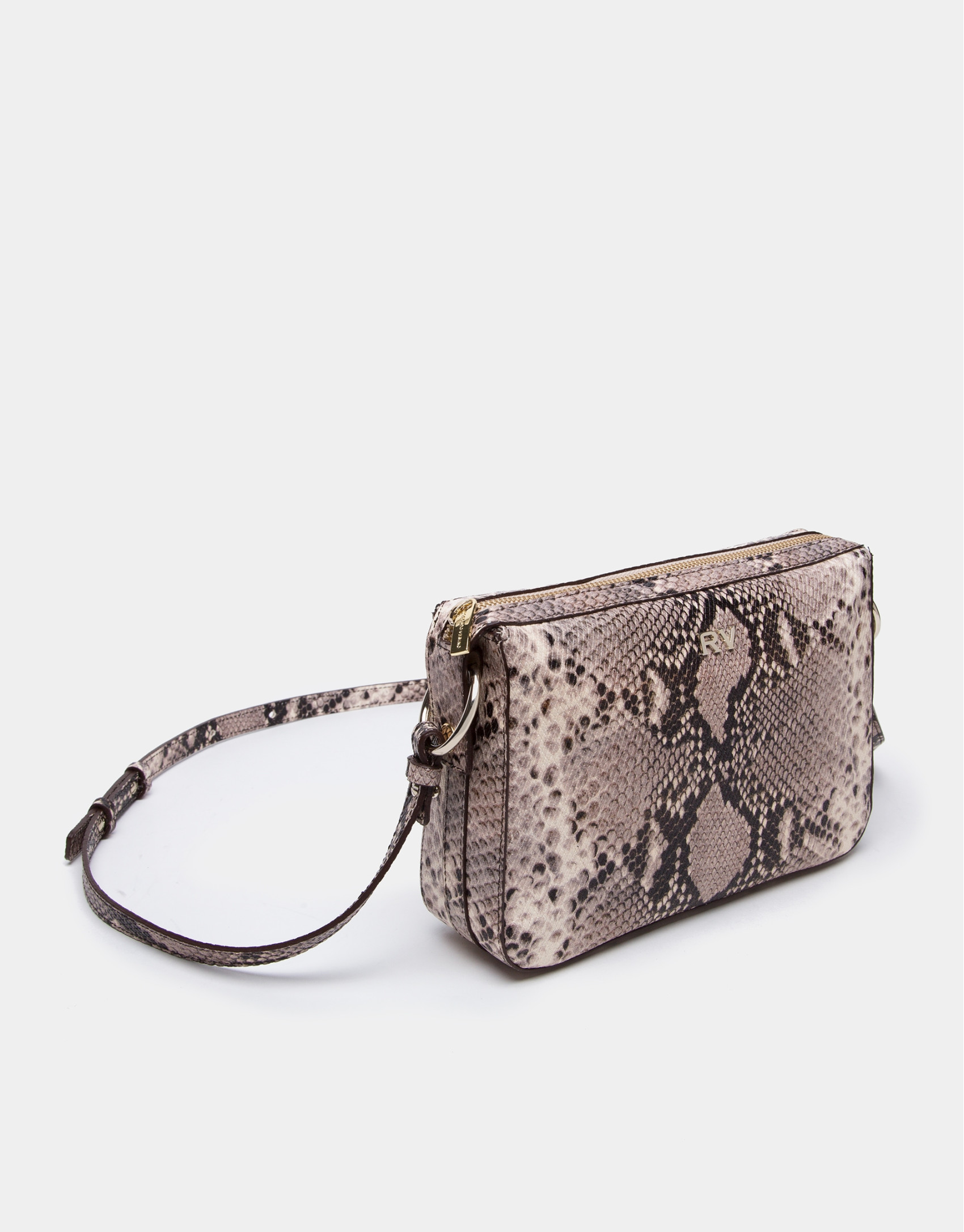 Bolso bandolera Trèsse grabado serpiente