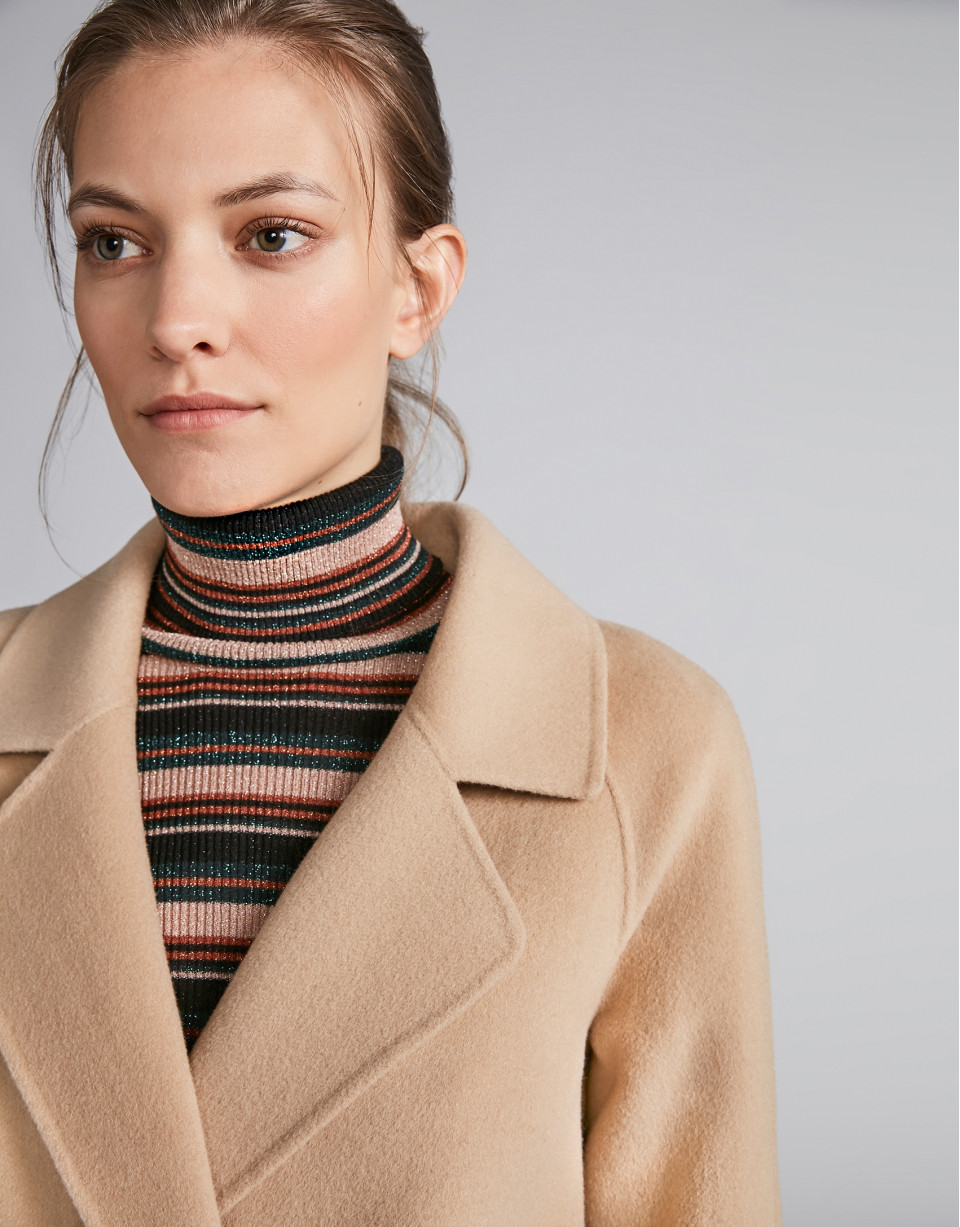 Plain beige coat