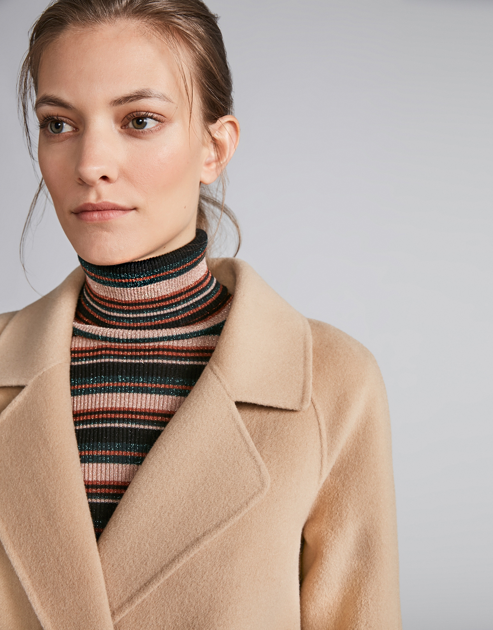 Plain beige coat