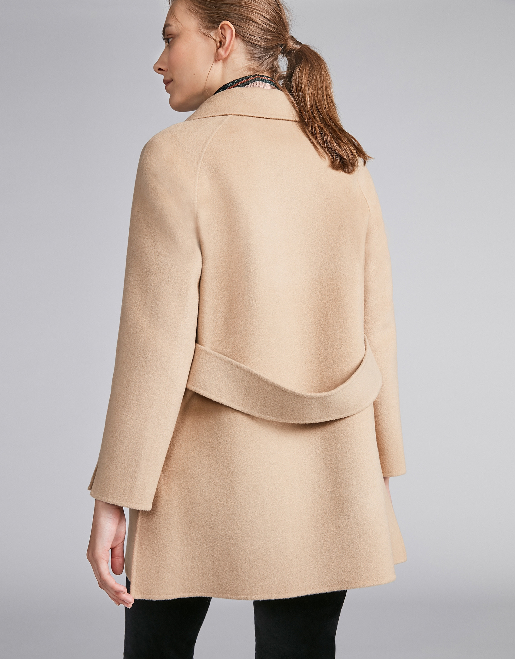Plain beige coat