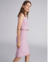 Vestido sin mangas rosa